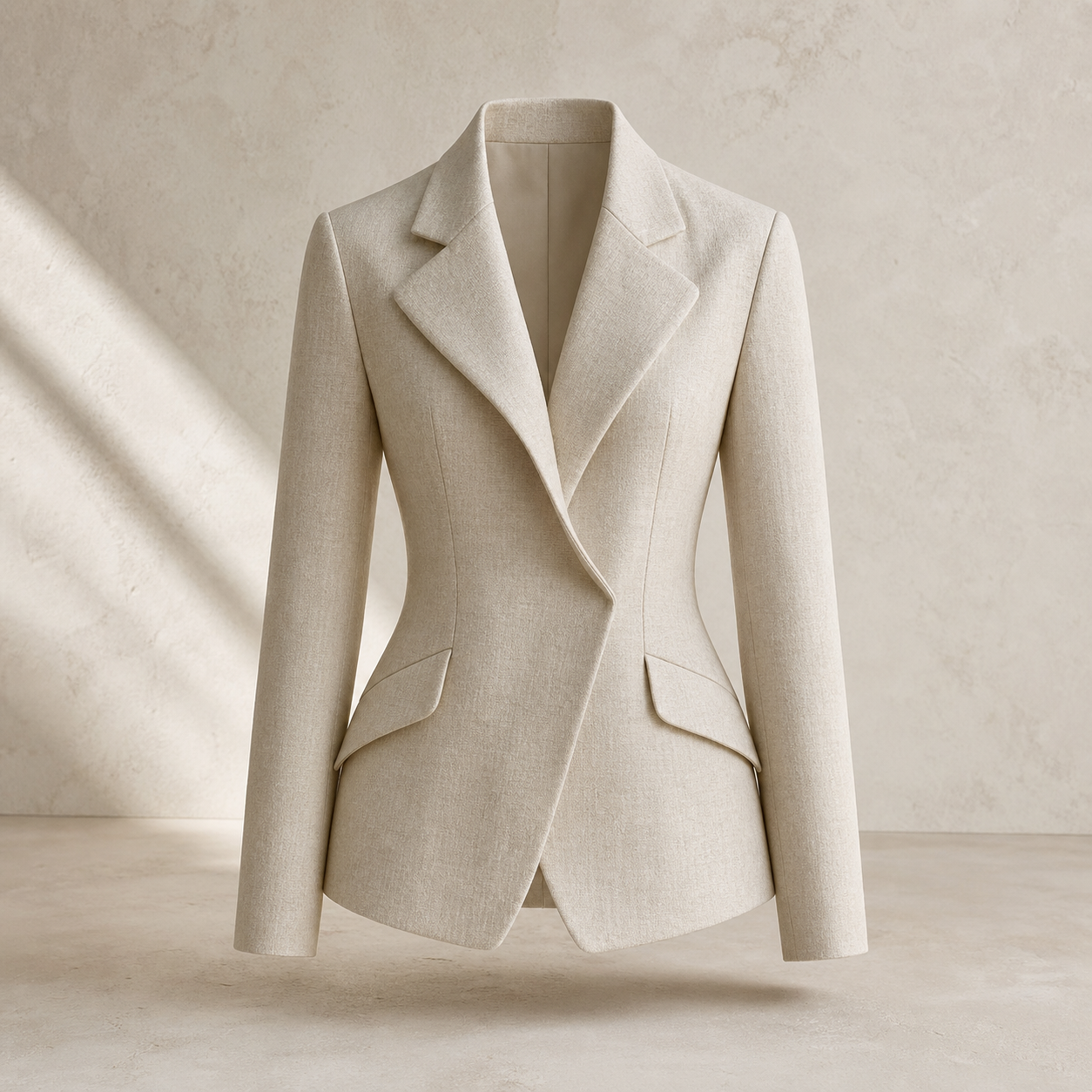 26SS SCULPTED LINEN BLAZER