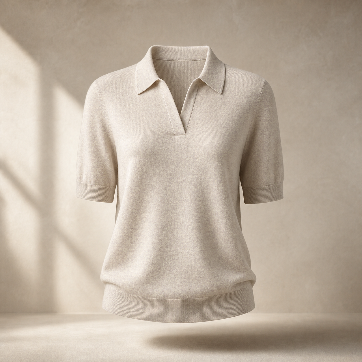 26SS CASHMERE SILK POLO